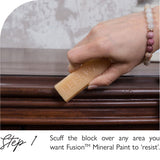 Beeswax Distressing Block