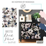 Decor Transfers by Redesign~ Dark Floral