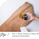 Hemp Oil Wood Finish